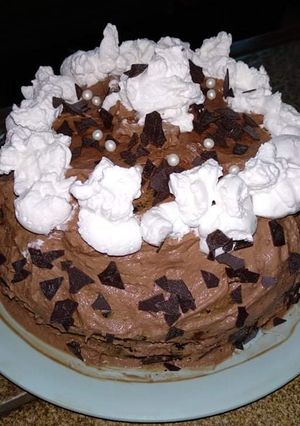 Mini csokis szülinapi torta 🍰 recept fotója