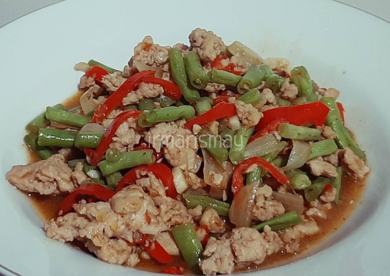 194. Tumis Buncis Ayam