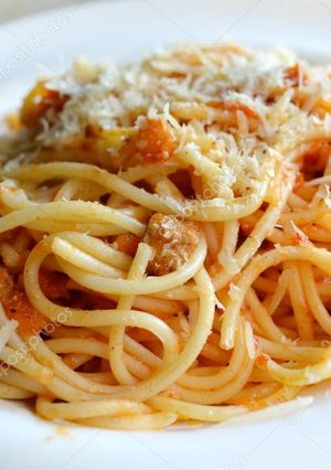 A picture of Spaghetti pasta.