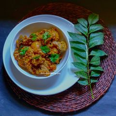 A picture of Mushroom Chettinad.
