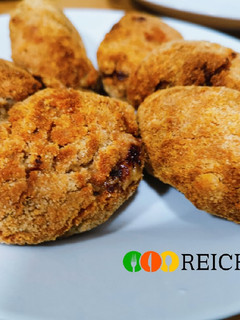 Una foto de Croquetas de jamón saludables, sin harina ni leche