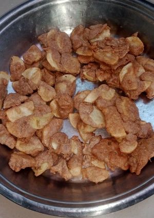 A picture of Kuttu ki pakodi.