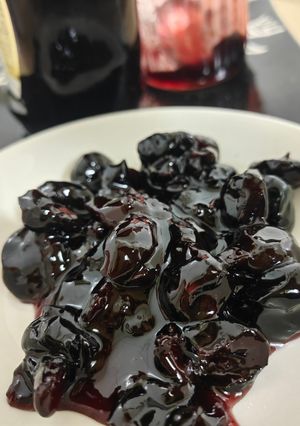 صورة لوصفة مربى الكرز الاحمر 🍒🍒🍒