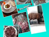 🎀خوراک قاورمه با گوشت گوسفندی (قربانی)