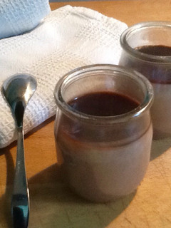 Una foto de Panacota de chocolate