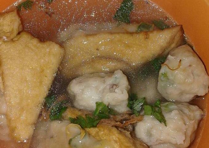 Bakso tahu daging ayam 😆