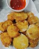 Củ sen chiên giòn và khoai cao chiên giòn