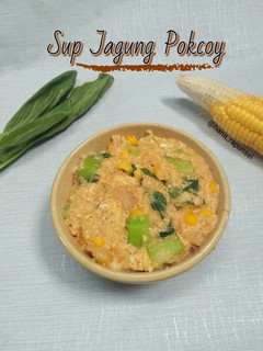 Foto resep Sup Jagung Pokcoy