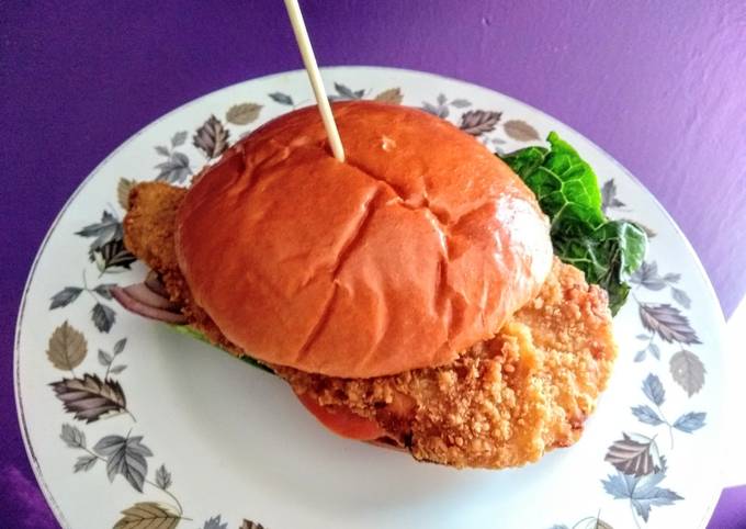 Buttermilk chicken burger