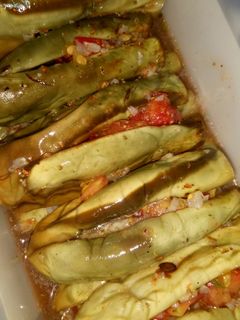 صورة لوصفة باذنجان مخلل على طريقتي😍😋