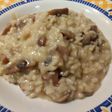 Risotto de setas, champiñones y parmesano