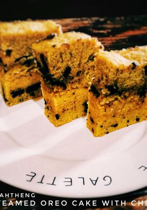 Foto resep Steamed Oreo Cake with Cheese