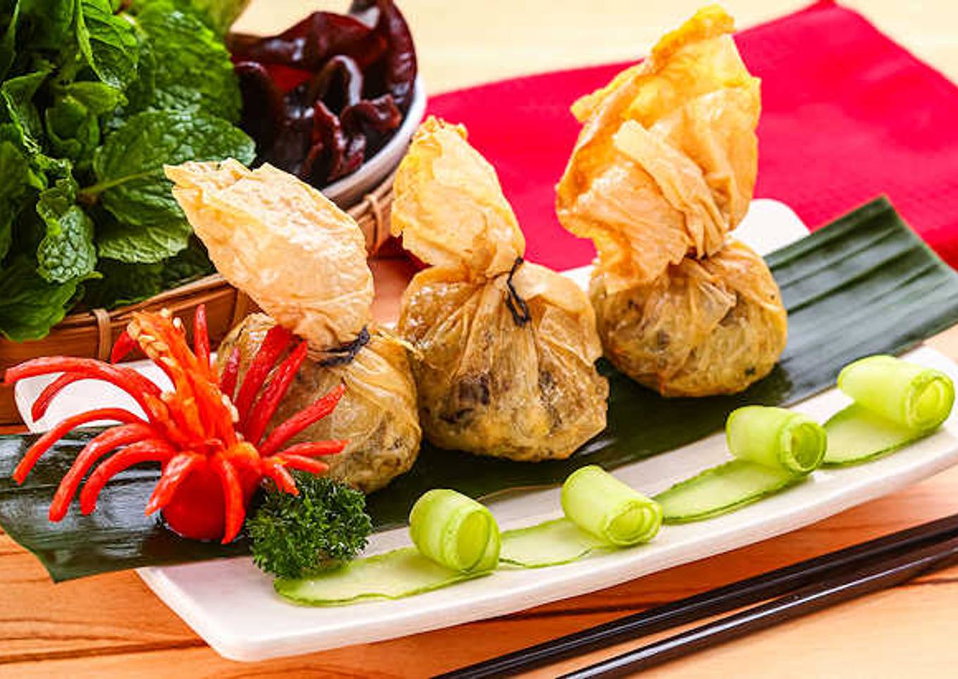 Bagaimana Menyiapkan Resep Ekado Kembang Tahu Isi Jamur Anti Gagal