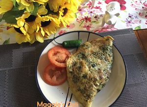 Una foto de Huevos con espinacas de Maggie