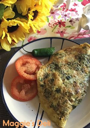 Una foto de Huevos con espinacas de Maggie