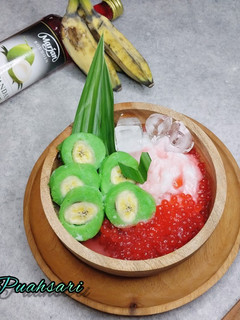 Foto resep Es Pisang Ijo
