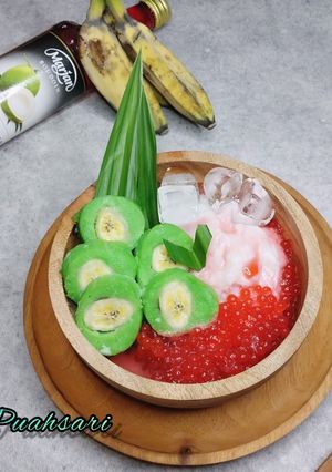 Foto resep Es Pisang Ijo