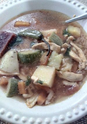 Una foto de Caldito de pollo