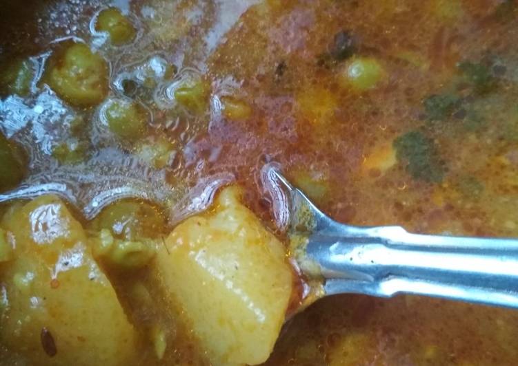 Recipe of Perfect Aalu matar ki sabji