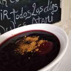 A picture of Mazamorra morada.