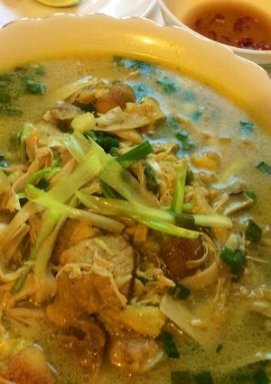 Hình của món Heo giả cầy.