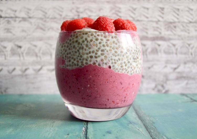 Recipe of Super Quick Homemade Raspberry Chia Pudding