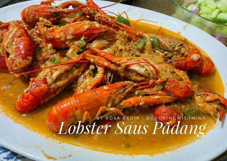 Bagaimana Membuat Baby Lobster/ Udang Lobster Saus Padang, Enak