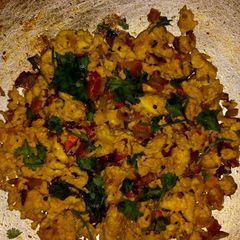 A picture of Egg bhujia.