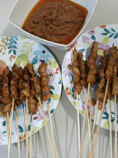 Foto resep Sate ayam bumbu kacang