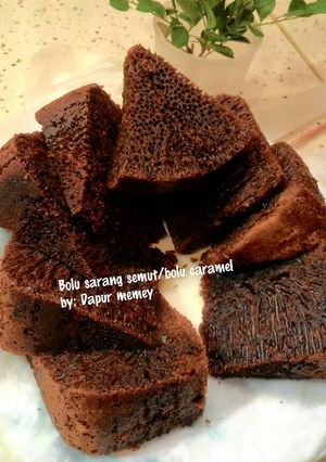 Foto resep Bolu sarang semut/caramel magicom