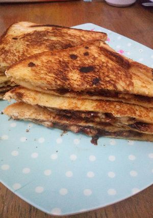 Foto resep Roti bakar pisang ala rumahan