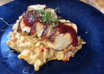 New Recipe Tuscan Chicken Mac w Dr Pepper BBQ glaze Very Delicious New Recipe Tuscan Chicken Mac w Dr Pepper BBQ glaze Very Delicious
