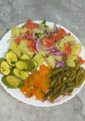 صورة لوصفة خضار على البخار