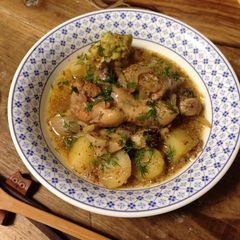 A picture of Mustard Chicken Stew.