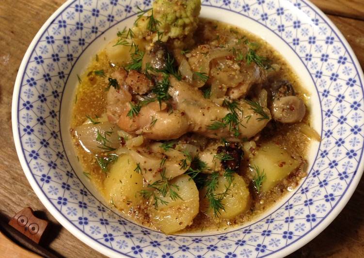 Easiest Way to Prepare Quick Mustard Chicken Stew