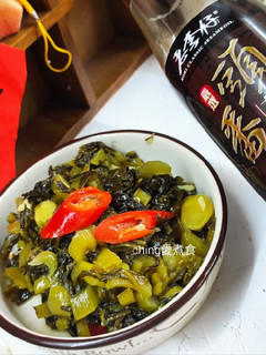 年菜上桌─古早味炒酸菜(素食可) 的食譜成品照片