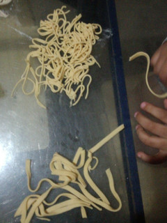 Una foto de Fideos caseros al huevo
