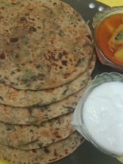 मेथी का पराठा (Methi ka paratha recipe in hindi) रेसिपी मुख्य फोटो
