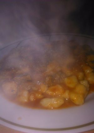 Una foto de Ñoquis caseros