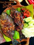 Ikan baronang bakar