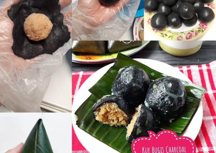 Resep 610. Kue Bugis Charcoal a.k.a Kue Mendut yang Bikin Ngiler