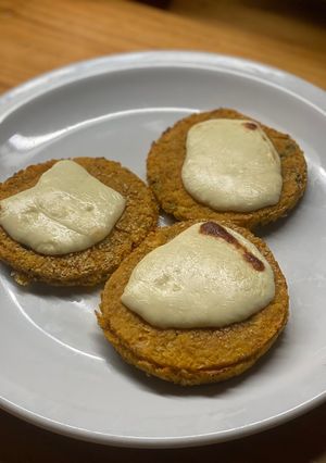 Una foto de Hamburguesas de garbanzo y calabaza