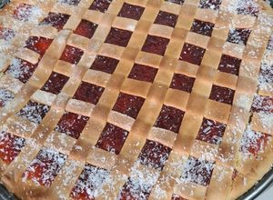 Una foto de Pastafrola con masa de aceite