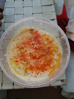 Una foto de Hummus casero