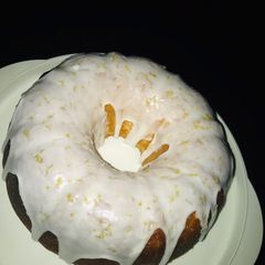 Lemon Bundt cake A picture of Lemon Bundt cake.