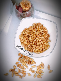 عکسی از دستور تخمه کدوحلوایی