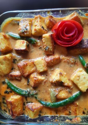 কাজু পনির মশলা রেসিপি (Kaju paneer masala recipe in Bengali) রেসিপির প্রধান ছবি