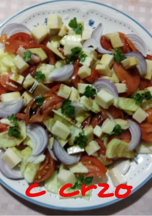 Foto principal de Ensalada de tomate y queso