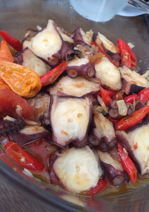 Foto resep Gurita manis pedas