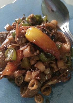 Foto resep Asin cumi cabe ijo